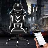 High-Back Swivel Gaming Chair Recliner with Bluetooth 4.1 Speakers & Lumbar Support & Headrest | Height Adjustable Ergonomic Office Desk Chair