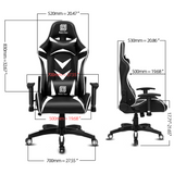 High-Back Swivel Gaming Chair Recliner with Bluetooth 4.1 Speakers & Lumbar Support & Headrest | Height Adjustable Ergonomic Office Desk Chair