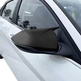 21-22 Hyundai Elantra 4Dr Sedan Rear View Side Mirror Cover - Matte Black ABS