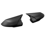 21-22 Hyundai Elantra 4Dr Sedan Rear View Side Mirror Cover - Matte Black ABS