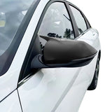 21-22 Hyundai Elantra 4Dr Sedan Rear View Side Mirror Cover - Gloss Black ABS