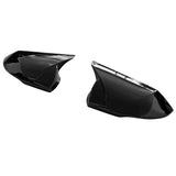 21-22 Hyundai Elantra 4Dr Sedan Rear View Side Mirror Cover - Gloss Black ABS