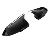 21-22 Hyundai Elantra 4Dr Sedan Rear View Side Mirror Cover - Gloss Black ABS