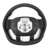 15-20 F150 17-22 F250 F350 F450 All Leather Steering Wheel W/ Red Stitching