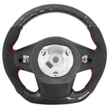 20-23 Toyota Supra A90 Carbon Fiber Steering Wheel Alcantara W/ Red Stitch