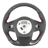 20-23 Toyota Supra A90 Carbon Fiber Steering Wheel Leahter W/ Red Stitching