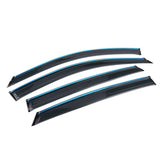 18-19 Honda Accord Sedan Window Visor OE Style Black - Polycarbonate 2.2mm