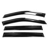 19-22 Toyota RAV4 Window Visors w/ Chrome Trim - Polycarbonate