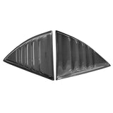 10-15 Chevy Camaro Side Window Louver Sun Shade Cover - Carbon Fiber Print