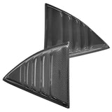 10-15 Chevy Camaro Side Window Louver Sun Shade Cover - Carbon Fiber Print