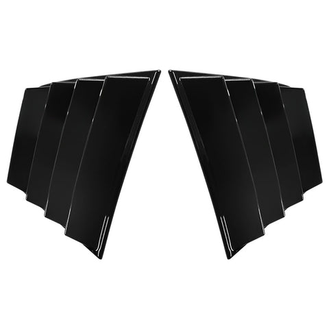 11-21 Dodge Charger V1 Style Side Window Scoop Louver Gloss Black