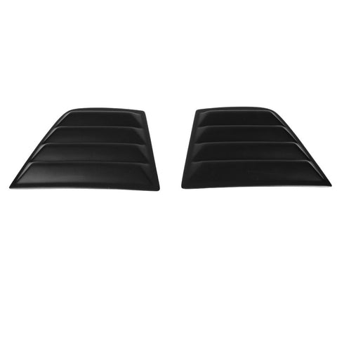 11-20 Dodge Charger V2 Style Window Scoop Side Louver Cover - Matte Black PP