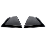 08-20 Dodge Challenger XE Style Gloss Black Window Louvers Scoops 2Pc Set