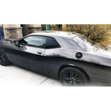 08-20 Dodge Challenger XE Style Gloss Black Window Louvers Scoops 2Pc Set