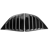 08-20 Dodge Challenger XE V2 StyleWindow Louvers Scoop Gloss Black