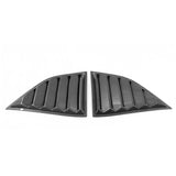 08-22 Dodge Challenger XE V4 Style Side Window Louvers - Carbon Fiber Print