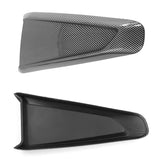 10-14 Ford Mustang IK Side Quarter Window Louver Cover - Carbon Fiber Print