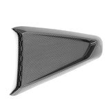 10-14 Ford Mustang IK Side Quarter Window Louver Cover - Carbon Fiber Print