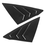 2022- Honda Civic 11th Gen 4Dr Sedan Side Window Louver Vent - ABS Matte Black