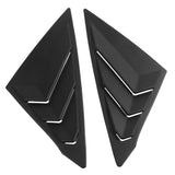 2022- Honda Civic 11th Gen 4Dr Sedan Side Window Louver Vent - ABS Matte Black