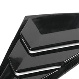 2022- Honda Civic 11th Gen 4Dr Sedan Side Window Louver Vent - ABS Gloss Black