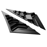 21-22 Hyundai Elantra 4Dr Rear Side Vent Window Louver - Matte Black ABS