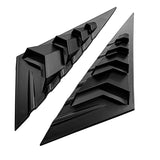 21-22 Hyundai Elantra 4Dr Rear Side Vent Window Louver - Matte Black ABS