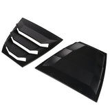 14-18 Mazda 3 Side Window Louvers Quarter Scoop Cover Vent - ABS Matte Black