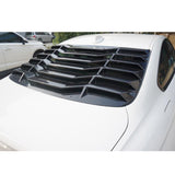 14-18 BMW F32 4 Series Coupe Rear Window Louver Cover Matte Black - ABS