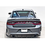 11-20 Dodge Charger IK V2 Style Rear Window Louver - Gloss Black