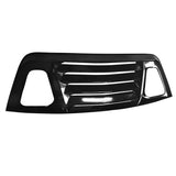 08-20 Dodge Challenger V2 Style Window Louver Rear Cover - Gloss Black