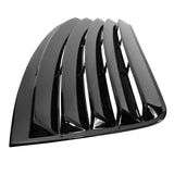 08-20 Dodge Challenger Window Louver Rear Cover Painted Gloss Black