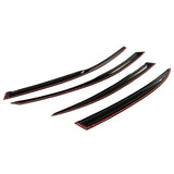 13-15 Chevy Malibu Mugen Style Acrylic Window Visors 4Pc Set