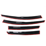 12-16 Ford Focus Mugen Style Acrylic Window Visors 4PC Set