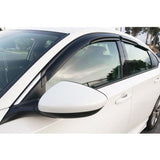 18-19 Honda Accord Sedan Window Visor MU Style With Chrome Trim Acrylic