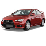 08-17 Mitsubishi Lancer EVO Mugen V2 Style Acrylic Window Visors 4Pc Set