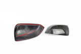 15-21 Subaru WRX4 STI 4Dr Side Mirror Covers Trim - Carbon Fiber